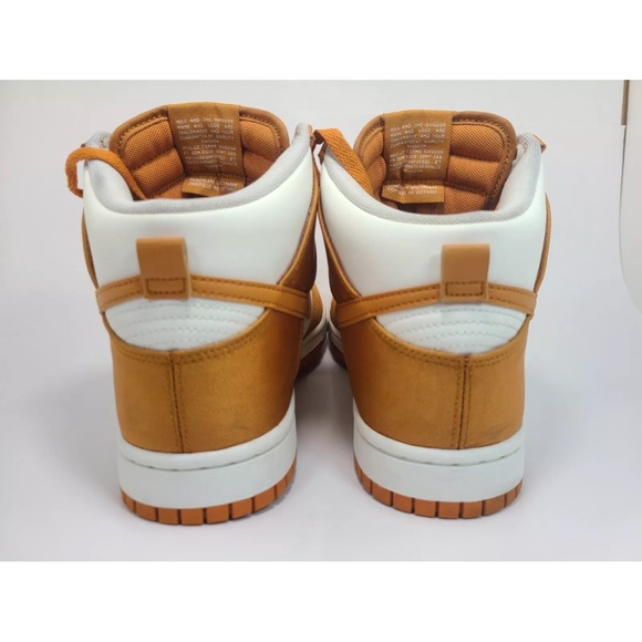Nike Dunk High Satin "Dark Curry" - Picture 3 of 4